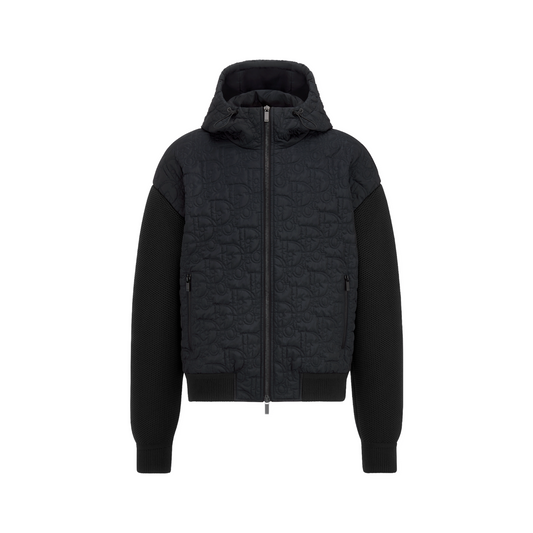 CD Oblique Hooded Blouson Jacket