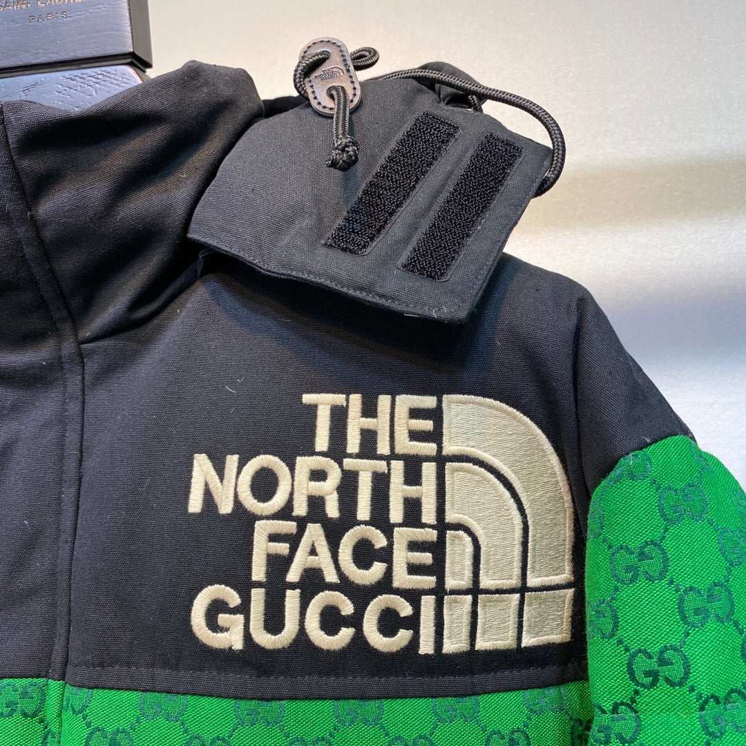 GG x North Face Monogram Puffer Jacket