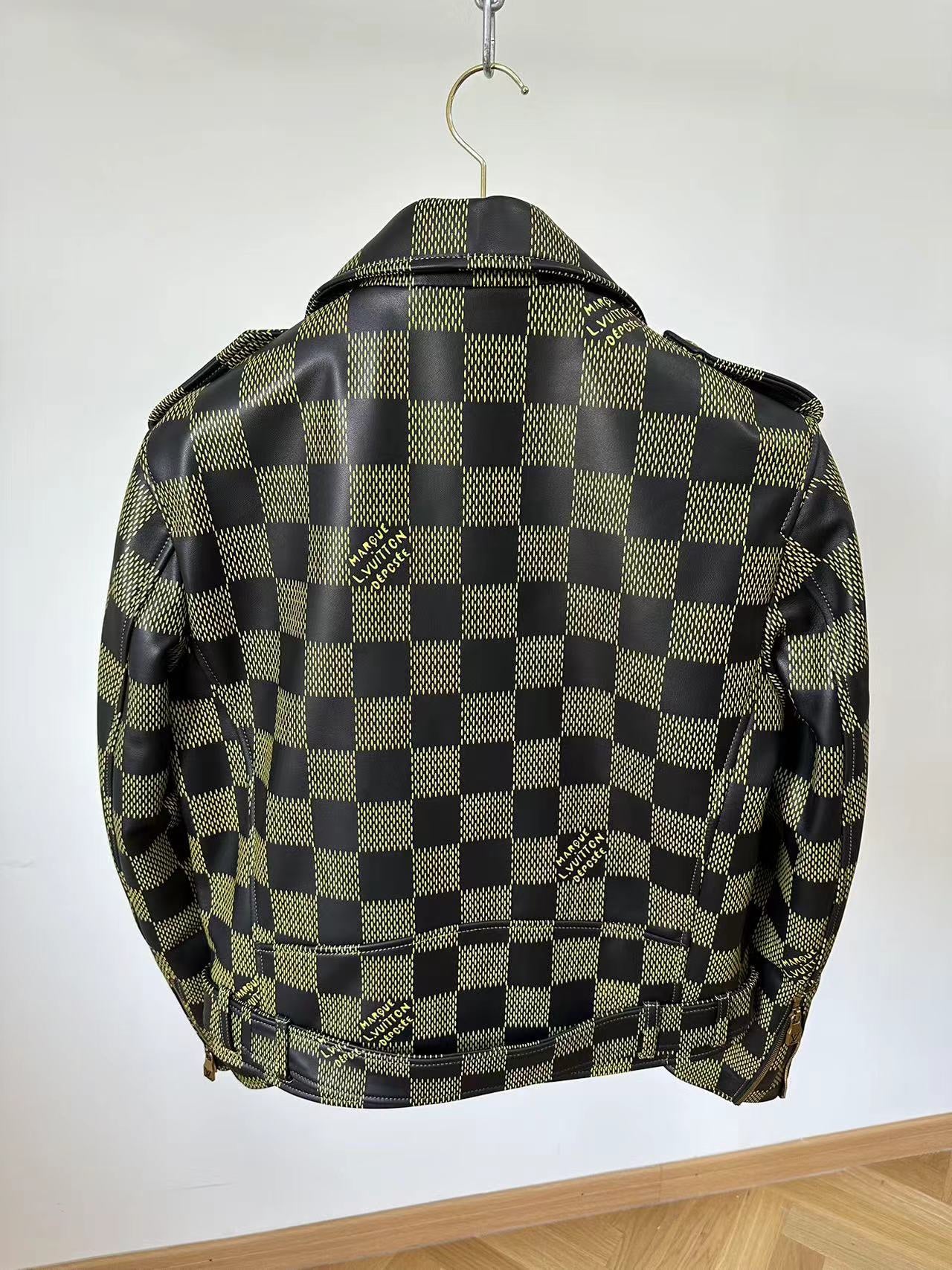 Lv Leather Jacket