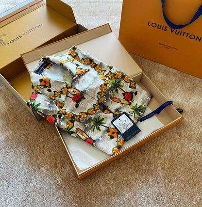 Lv Short-Sleeved Signature Shirt