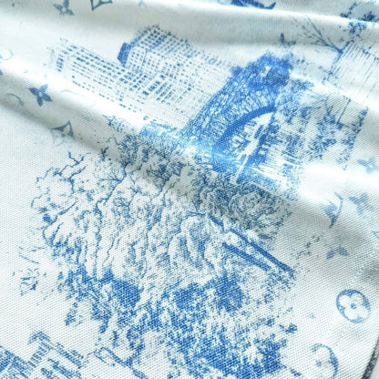 Lv Short-Sleeved Monogam Signature Shirt