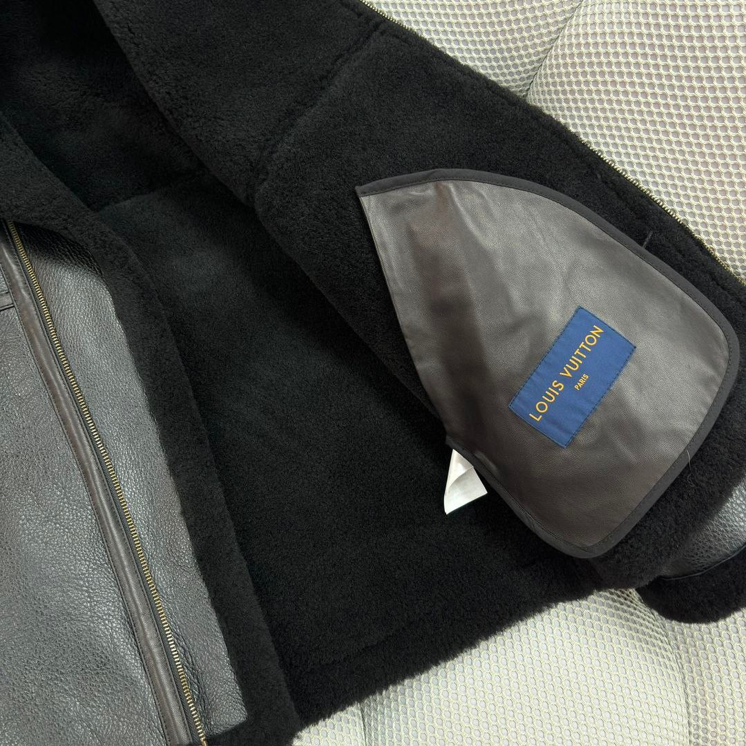 LV Shearling Embossed Jacket