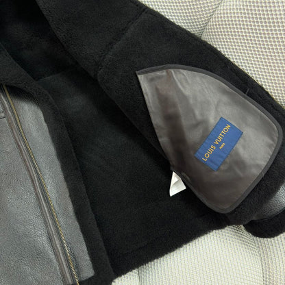 LV Shearling Embossed Jacket