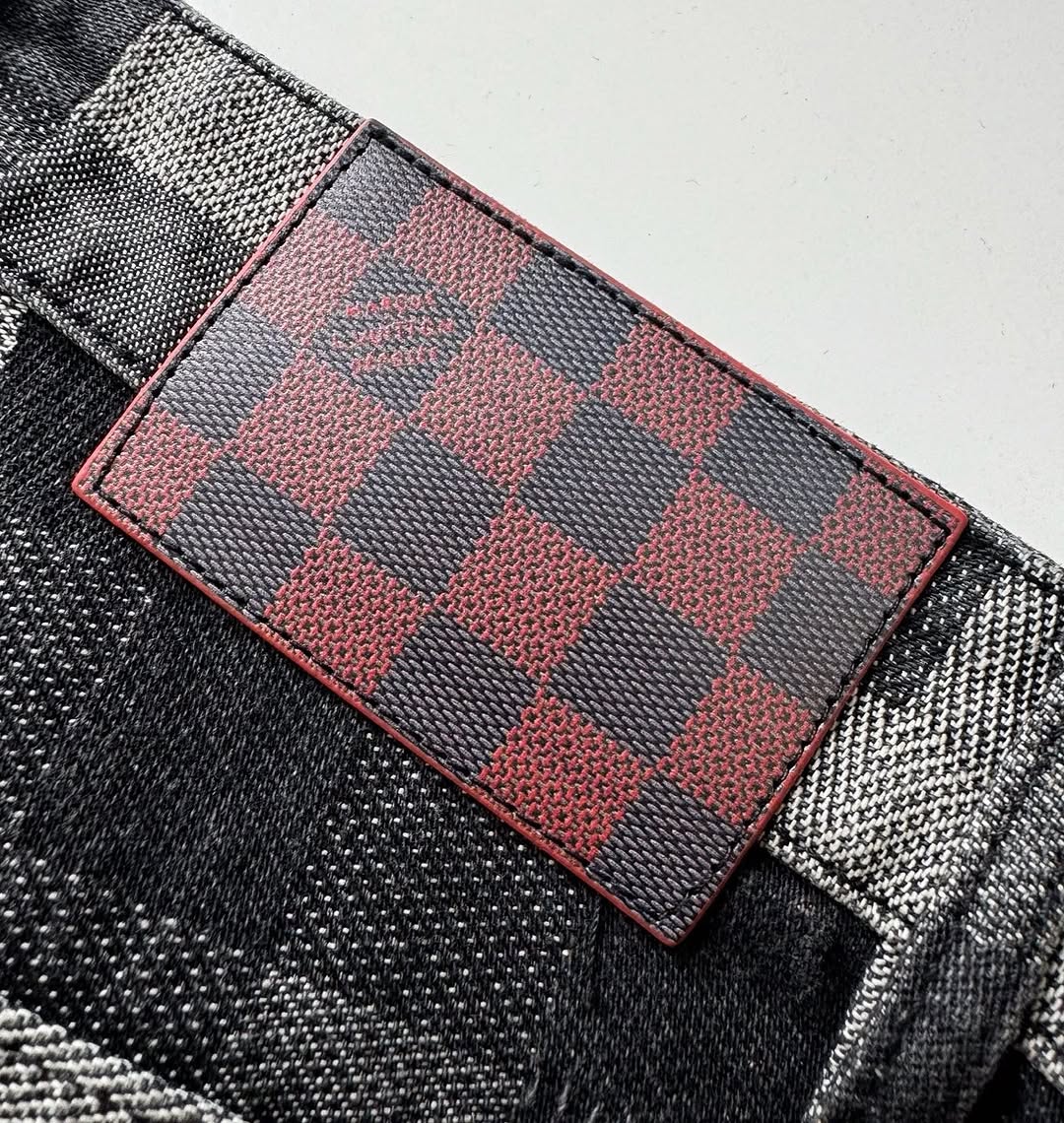 LV Monogram Denim Carpenter Pants
