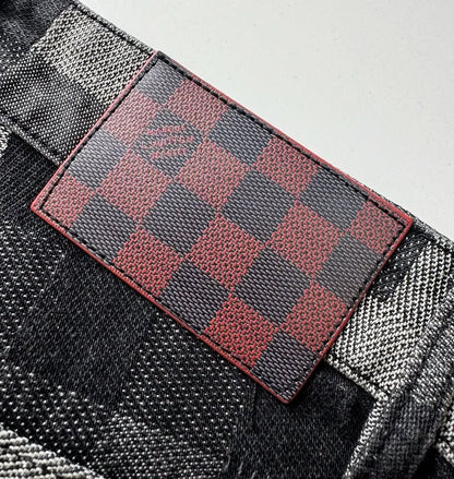 LV Monogram Denim Carpenter Pants