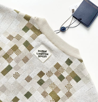 LV Embroidered Cotton Sweatshirt