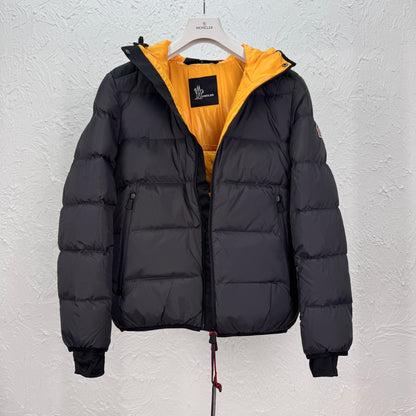 MNCLR  GRENOBLE BLACK NYLON HINTERTUX DOWN JACKET