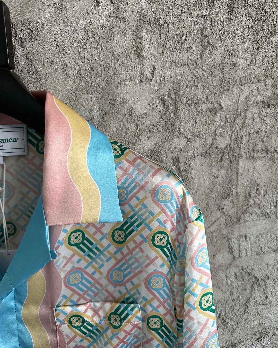 Casablanca Short Silk Shirt