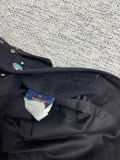 Lv Denim Jacket With Crystals