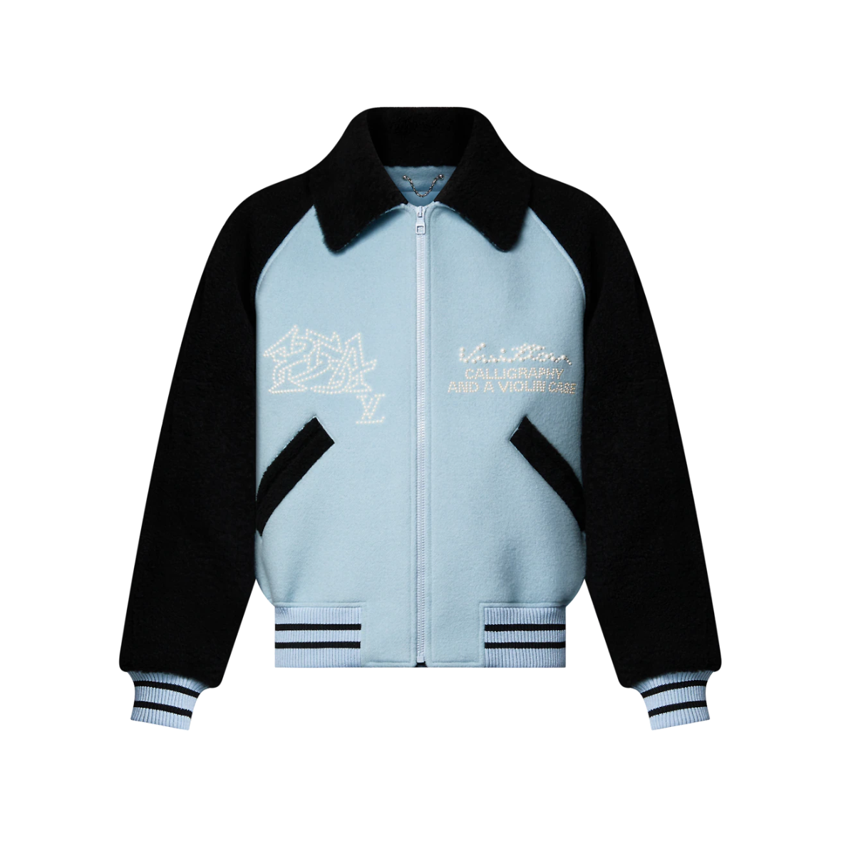 Lv Wool Blouson With Crystals