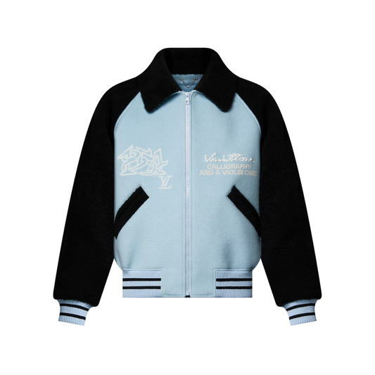 Lv Wool Blouson With Crystals