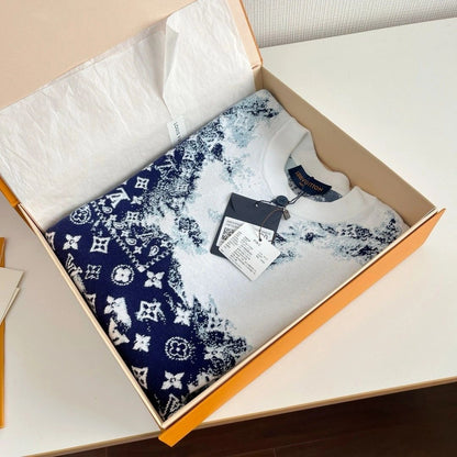 LV Embroidered Monogram Cotton Sweatshirt