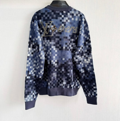 LV Embroidered Cotton Sweatshirt