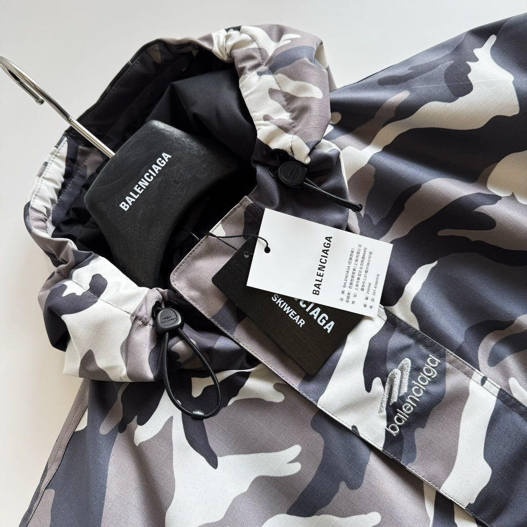 BALE  MEN'S CAMO SKI PARKA IN GREY