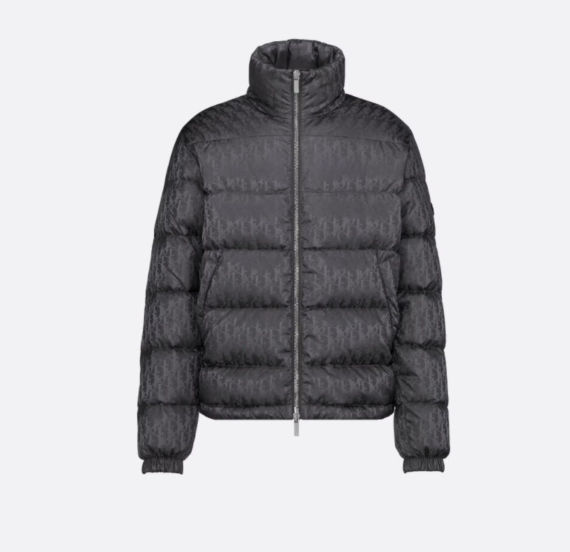 CD OBLIQUE DOWN JACKET GREY TECHNICAL