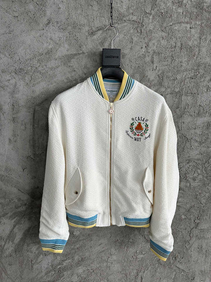 Casablanca Trophy Orange Bomber Jacket