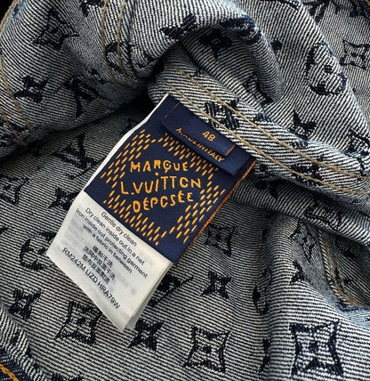 Lv Monogram Denim Jacket