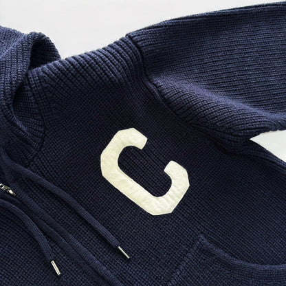 CLN home logo hoodied jacket