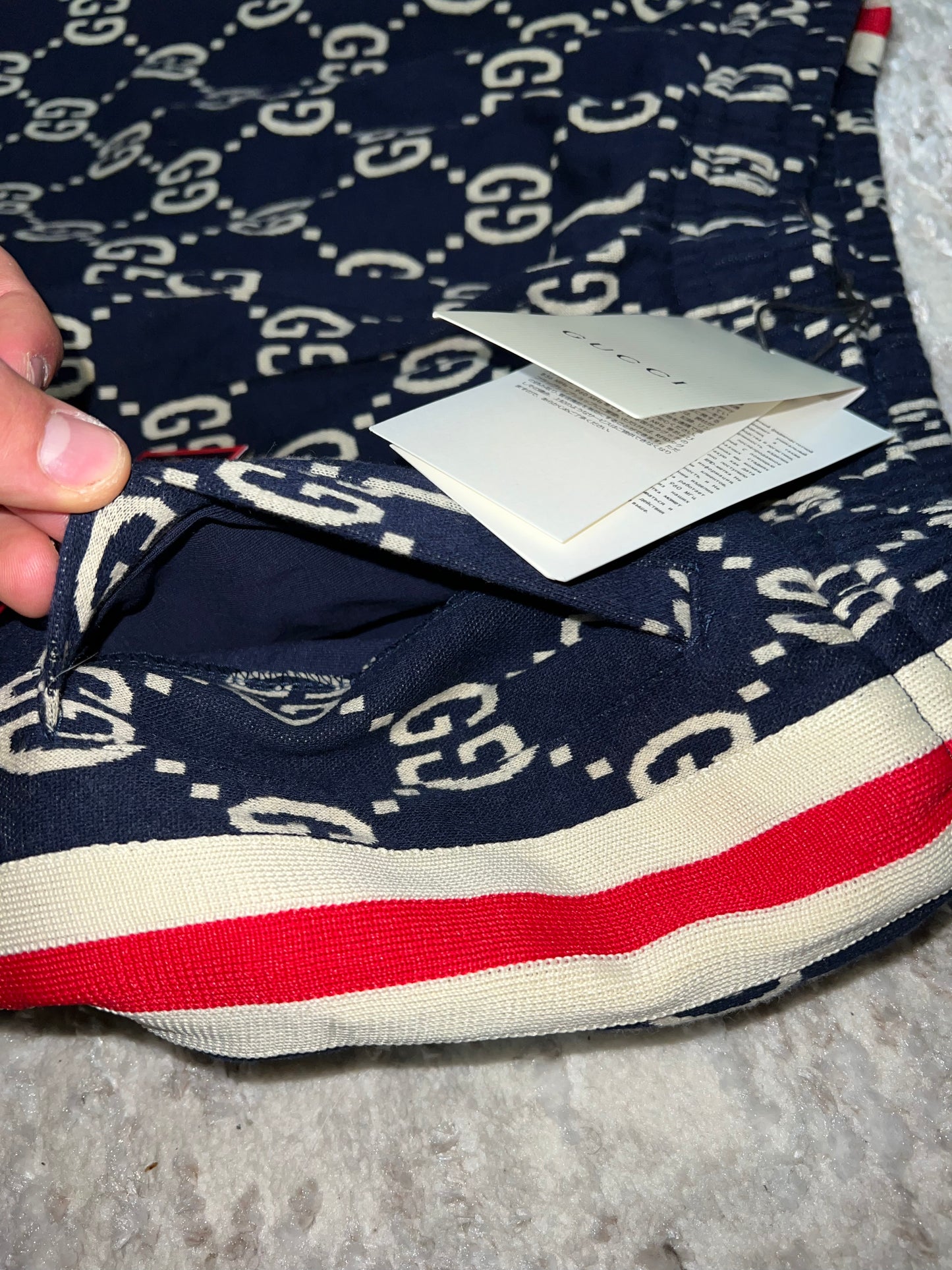 GG JACQUARD TRACK BOTTOMS