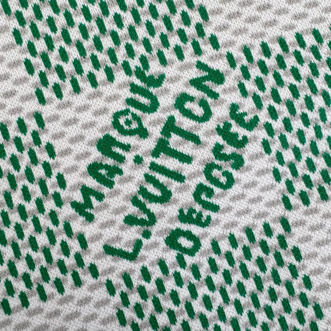 Lv Cotton Jacquard Crewneck