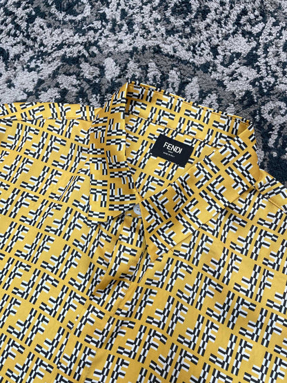 FND Anagram Logo Embroidered Jersey T-Shirt