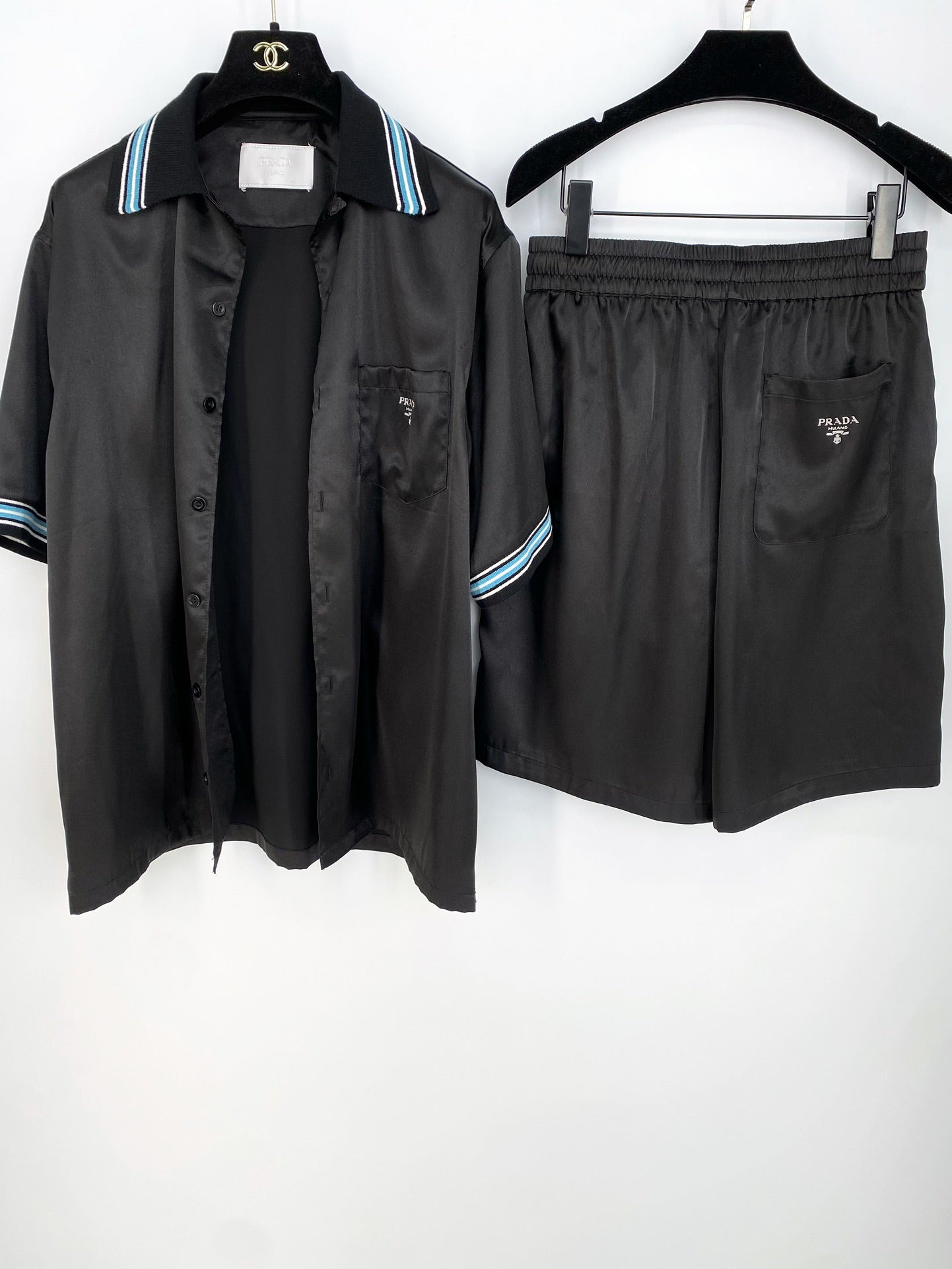 PRD Silk Shirt And Shorts Set