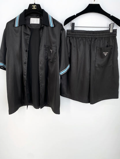 PRD Silk Shirt And Shorts Set