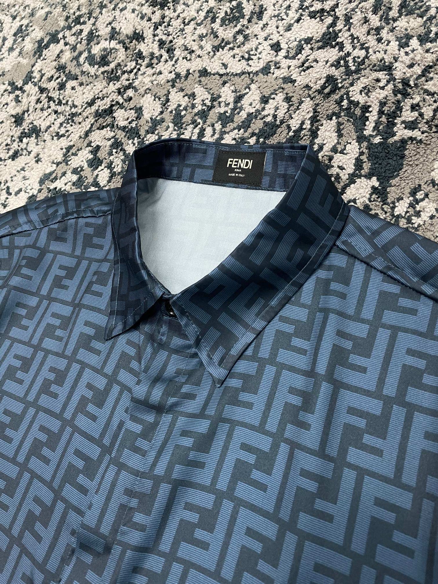 FND Anagram Logo Embroidered Jersey T-Shirt