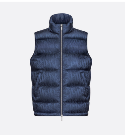 CD OBLIQUE DOWN VEST TECHNICAL NAVY
