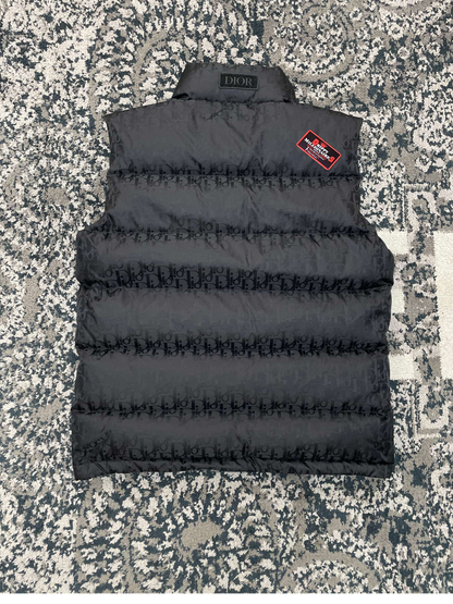 CD OBLIQUE DOWN VEST TECHNICAL BLACK