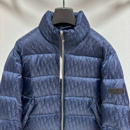 CD OBLIQUE DOWN JACKET NAVY TECHNICAL