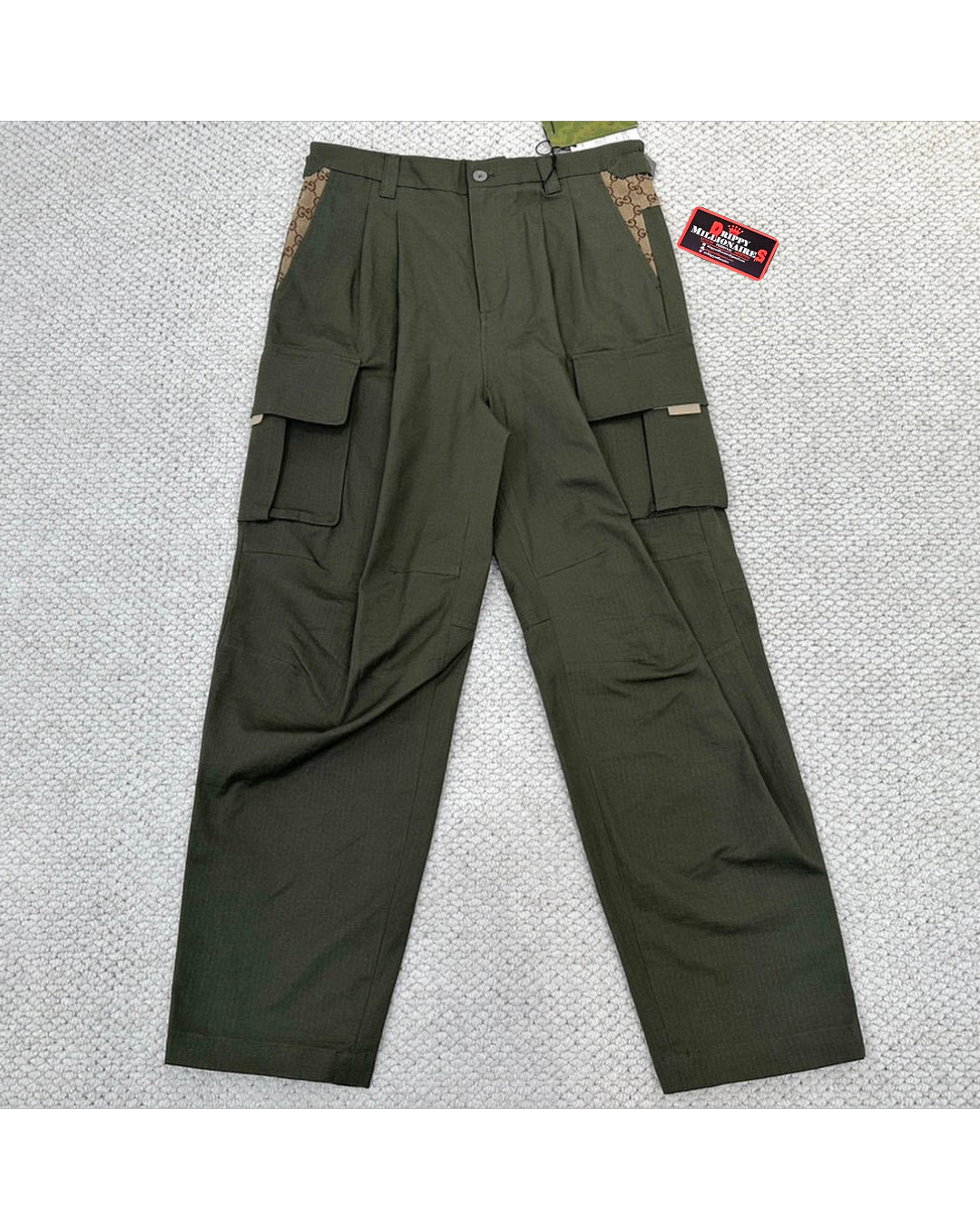 GG COTTON CANVAS PANTS