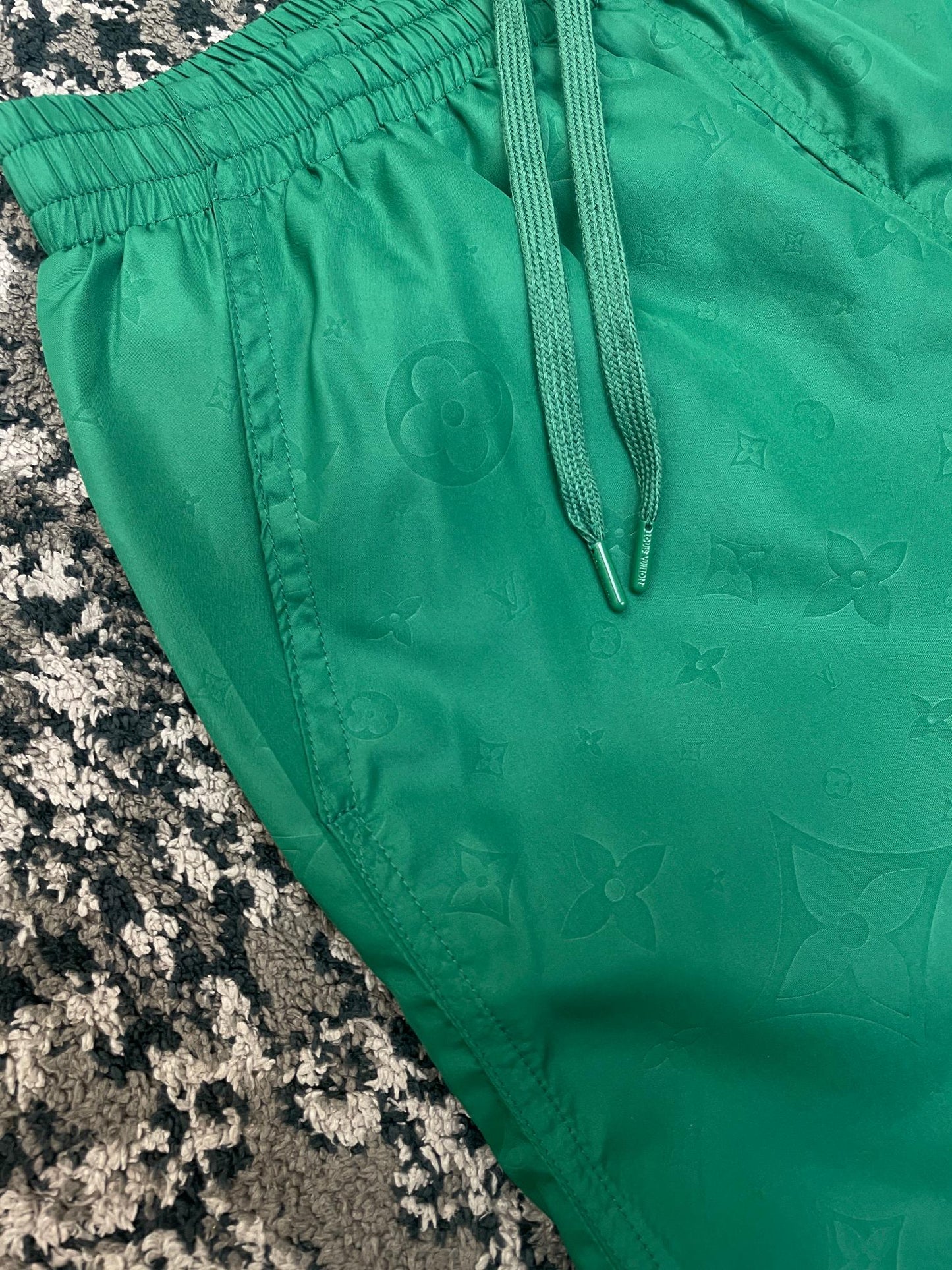 Lv Monogram Nylon Swim Board Shorts