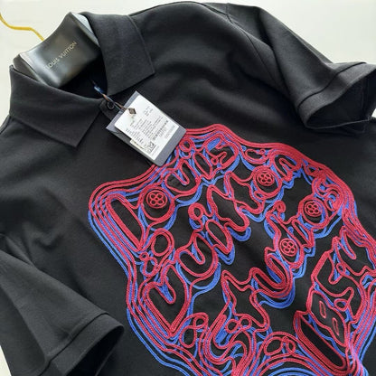 Lv Short-Sleeved Polo Shirt