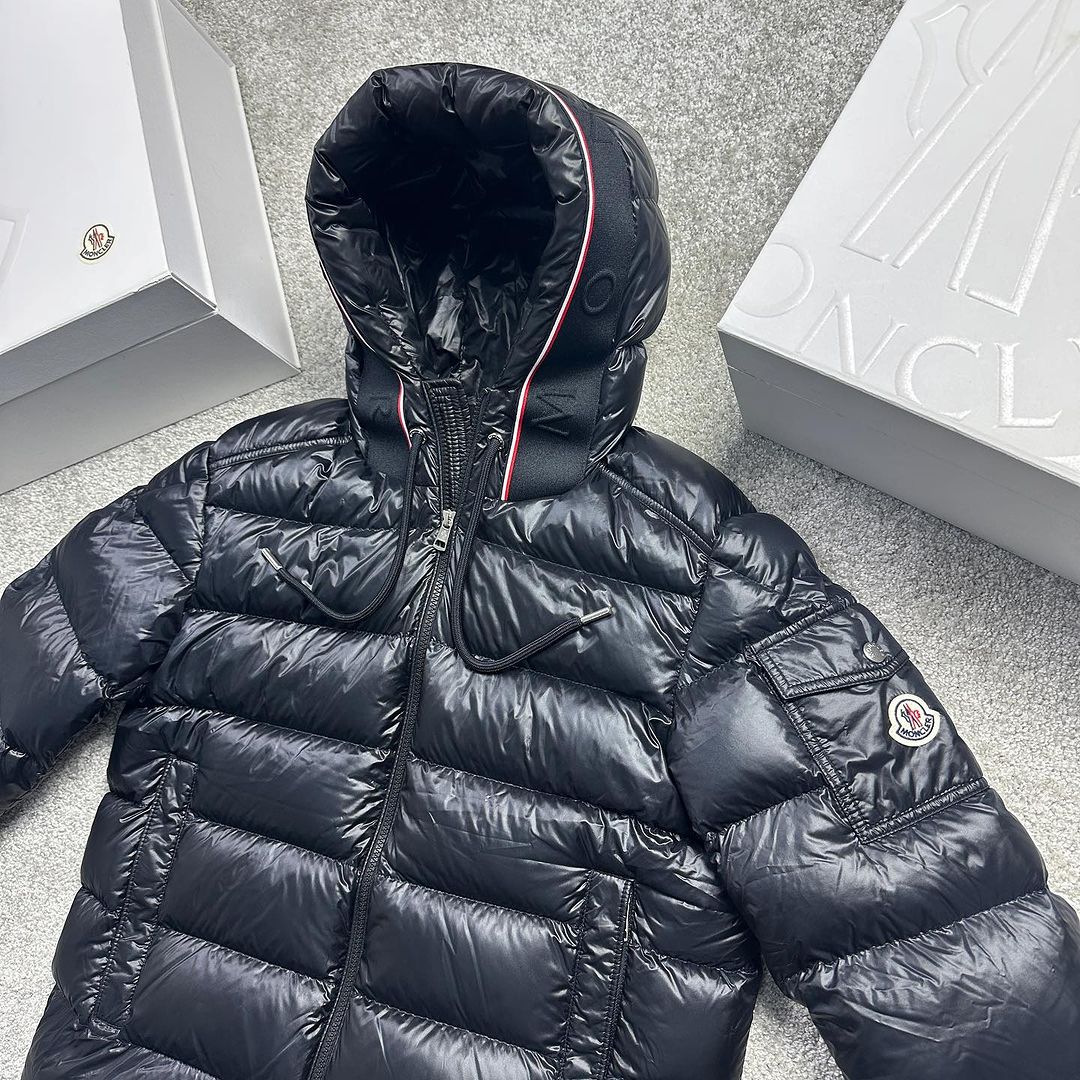 MNCLR  Logo Quilted Shell Hoodie Down Jacket