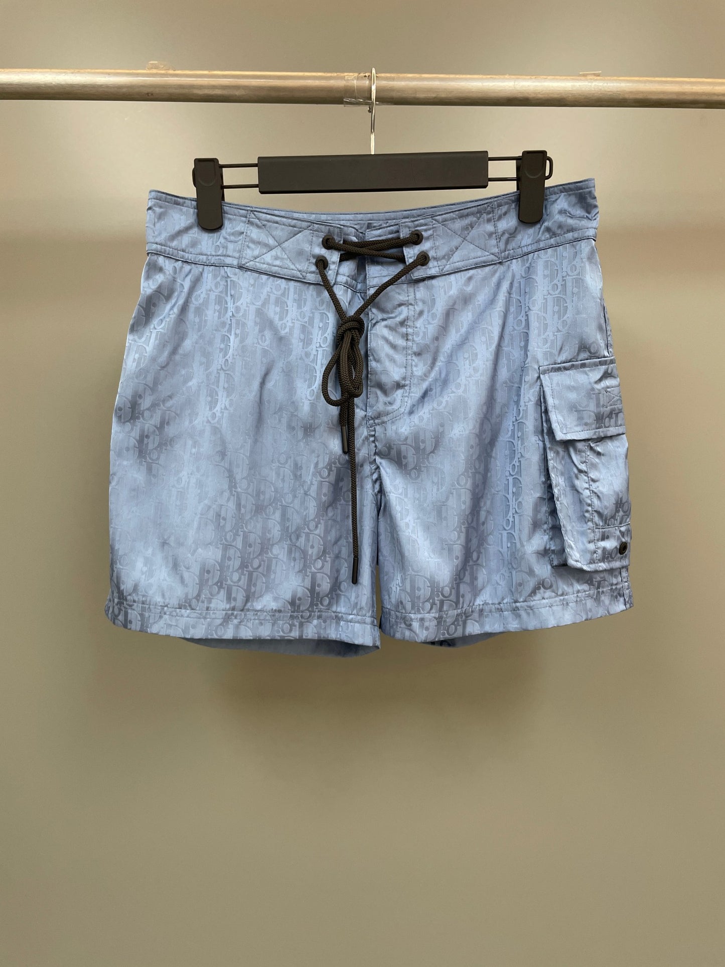 CD Monogram Silk Swim Board Shorts