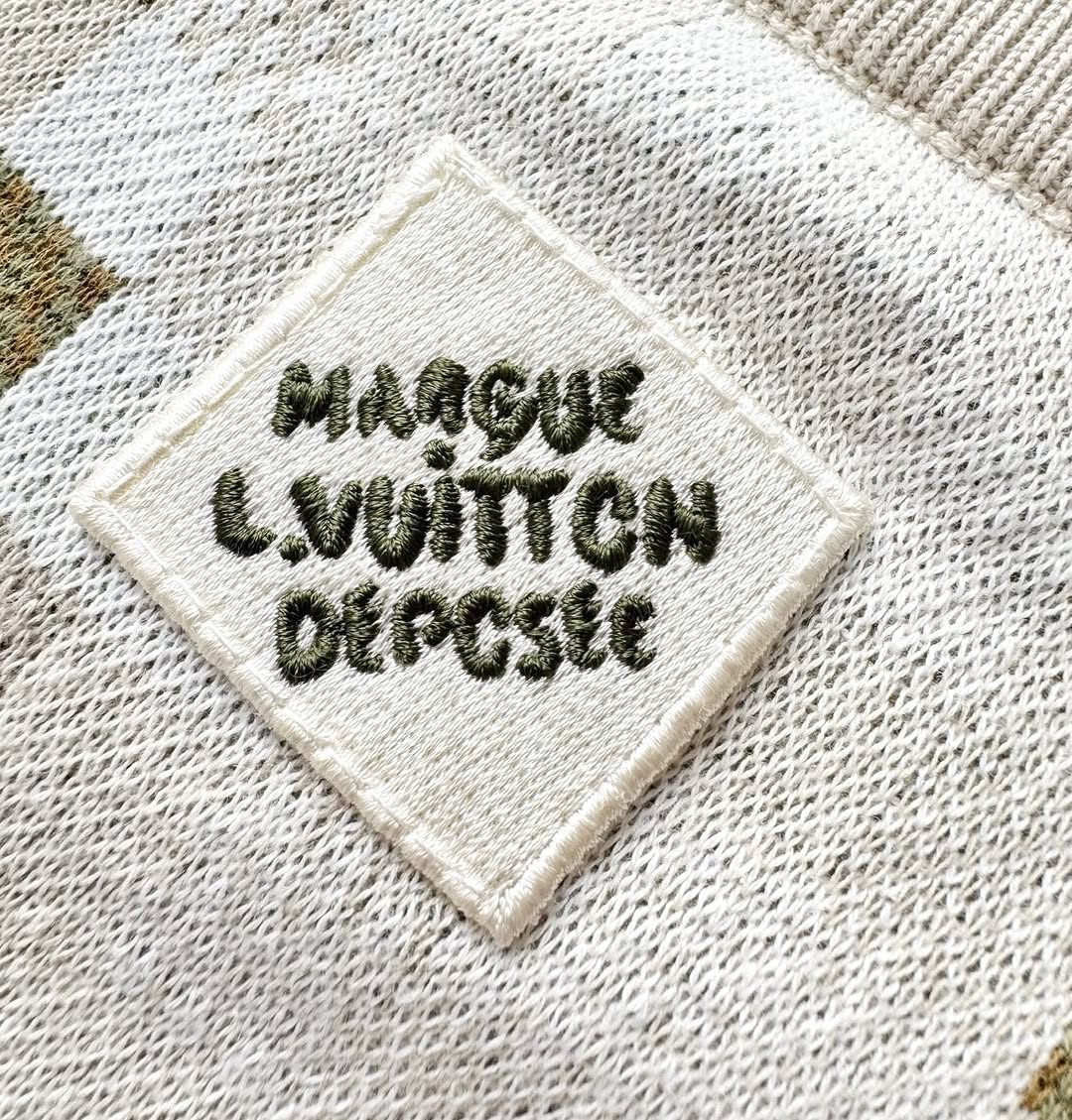 LV Embroidered Cotton Sweatshirt