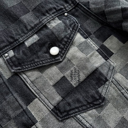 Lv Damoflage Classic Denim Jacket