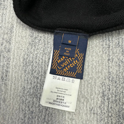 Lv Embroidered Signature Merino Crewneck
