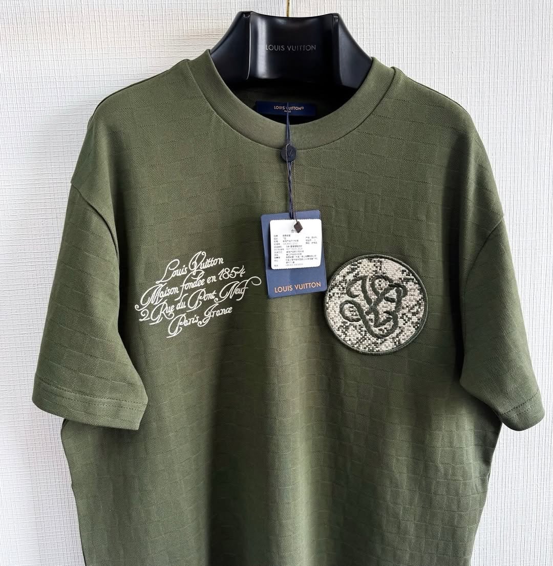 Lv Damier Pique T-Shirt