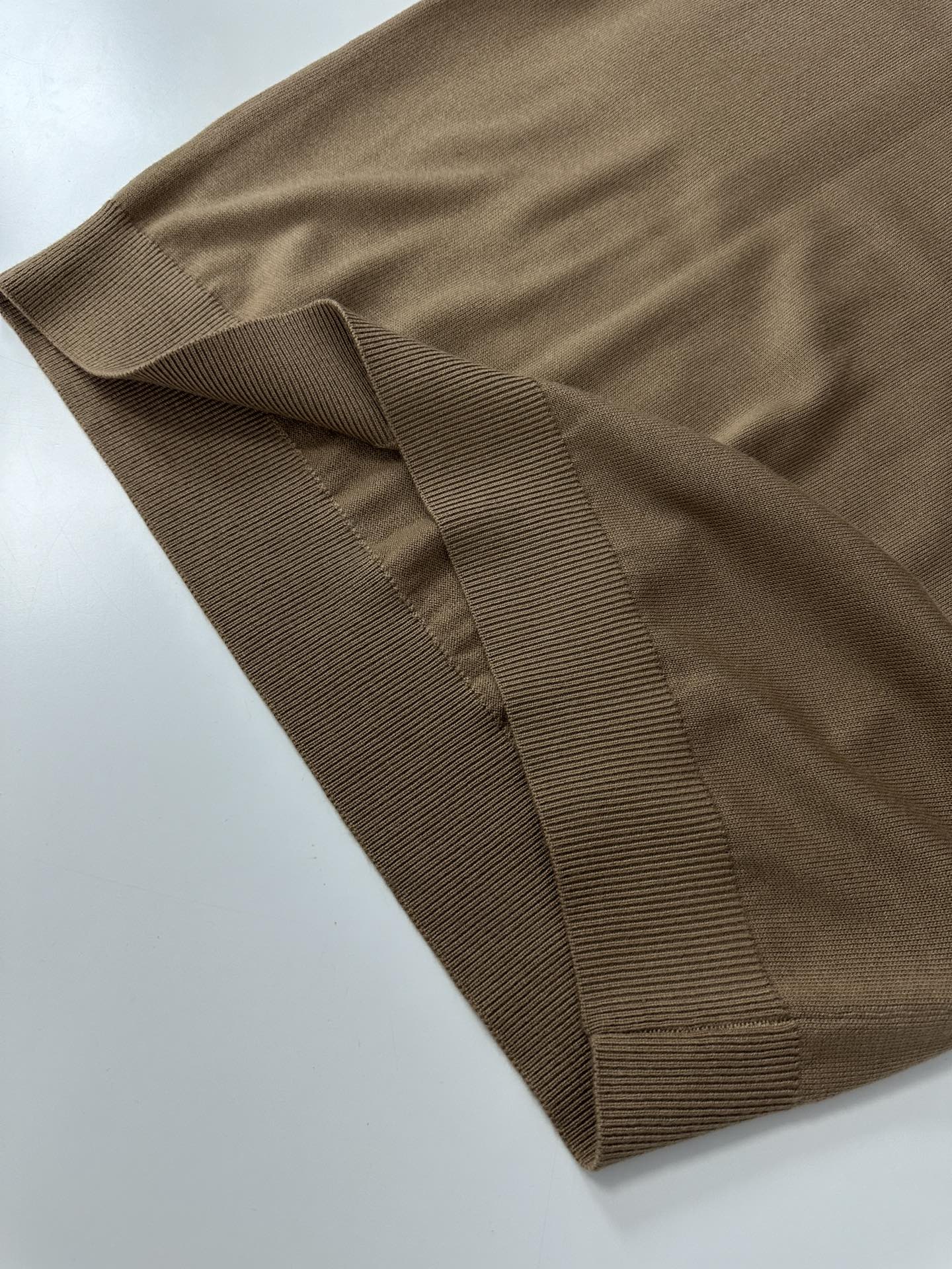 PRD Logo Wool Polo Half Zip Shirt