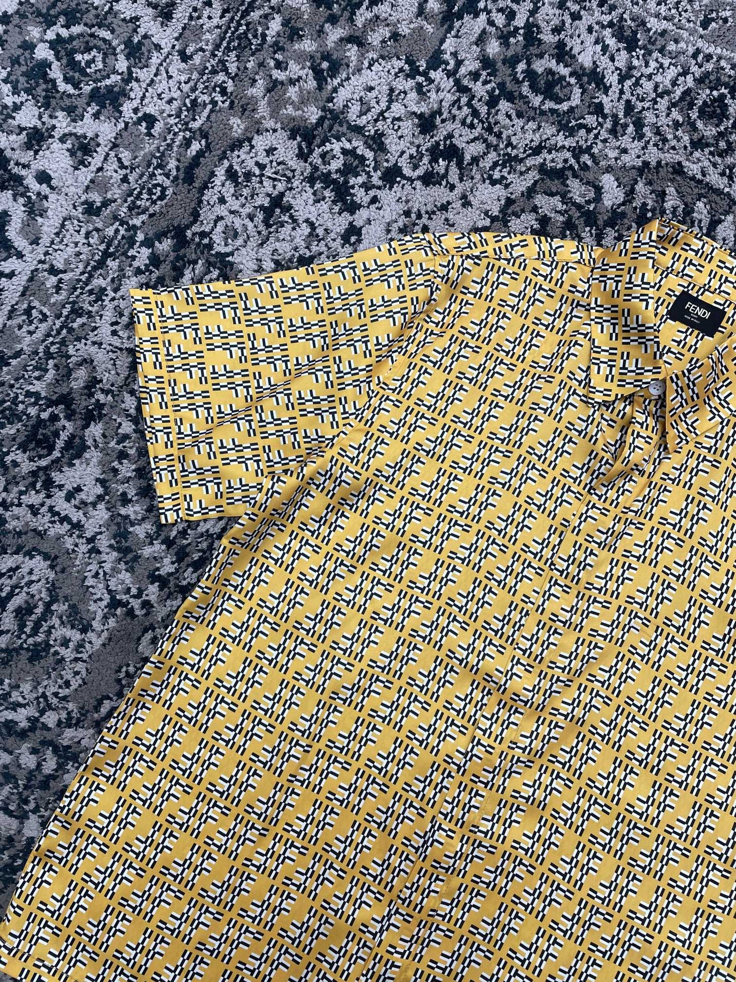 FND Anagram Logo Embroidered Jersey T-Shirt