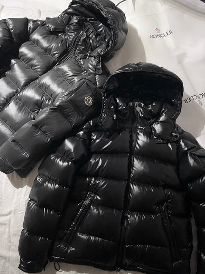 MAYA BLACK DOWN JACKET