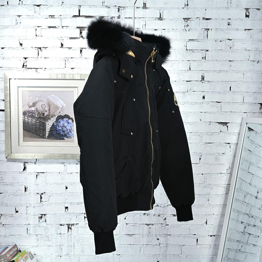 Moose K Bomber Hoodied Jacket Gold Edition