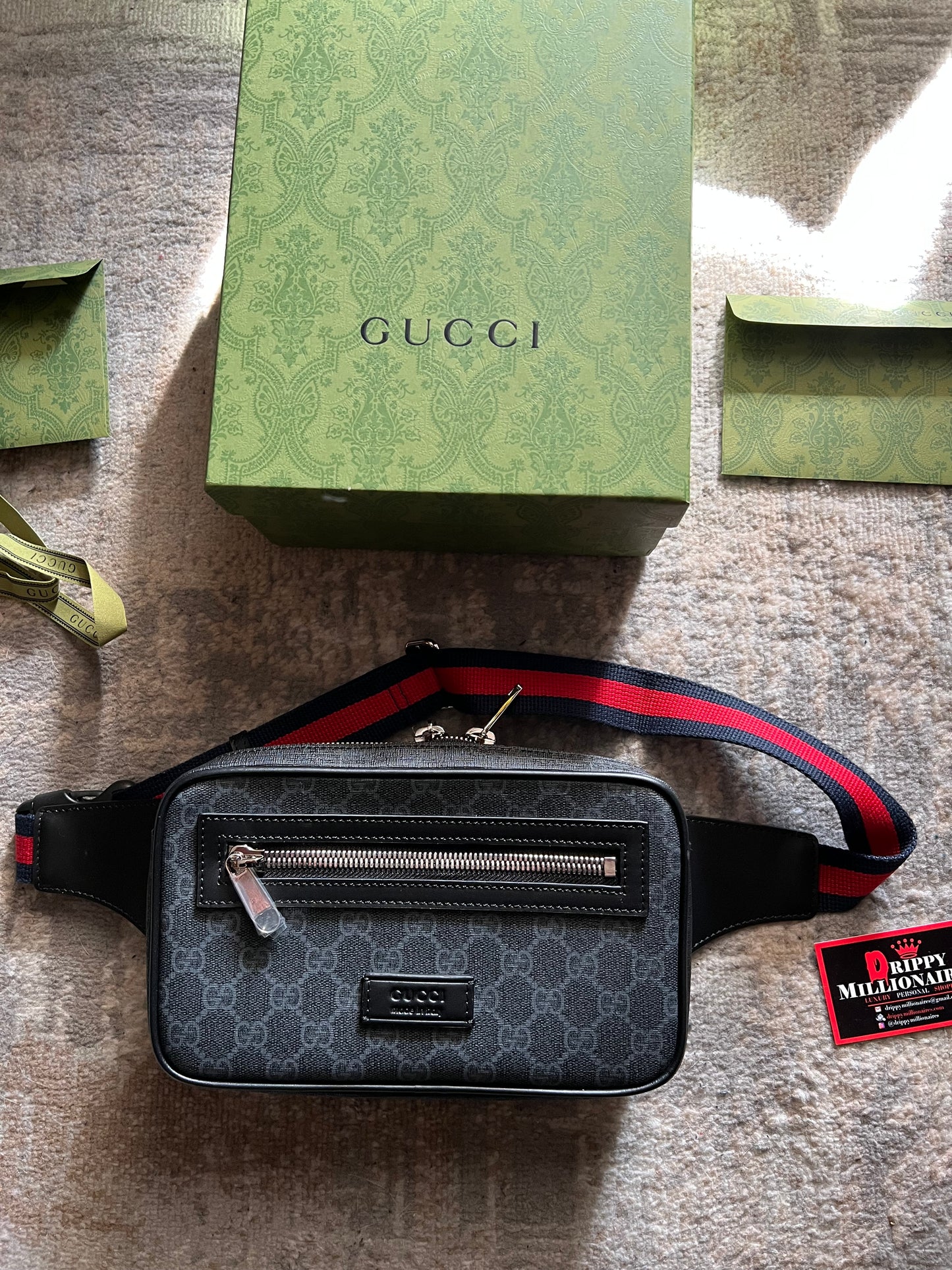 Gucci Monogram Waist Bag