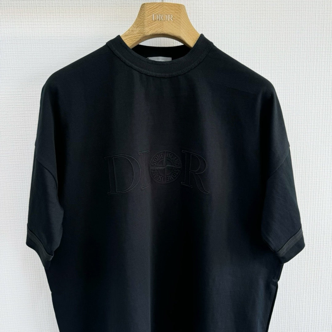 CD x Stone Island Silk Short Sleeve shirt