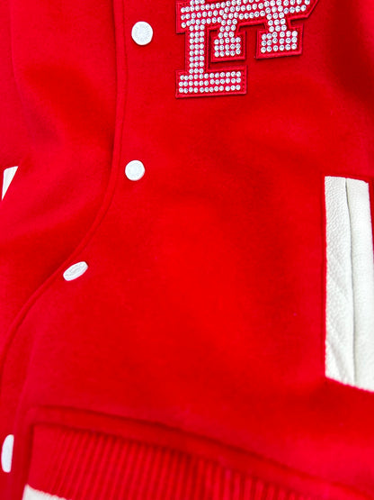 Lv Pharel Mix Leather Varsity Blouson