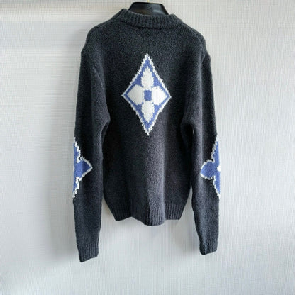 Lv Embroidered Signature Crewneck