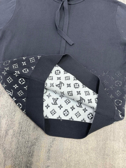 Lv Monogram Gradient Cotton Hoodie