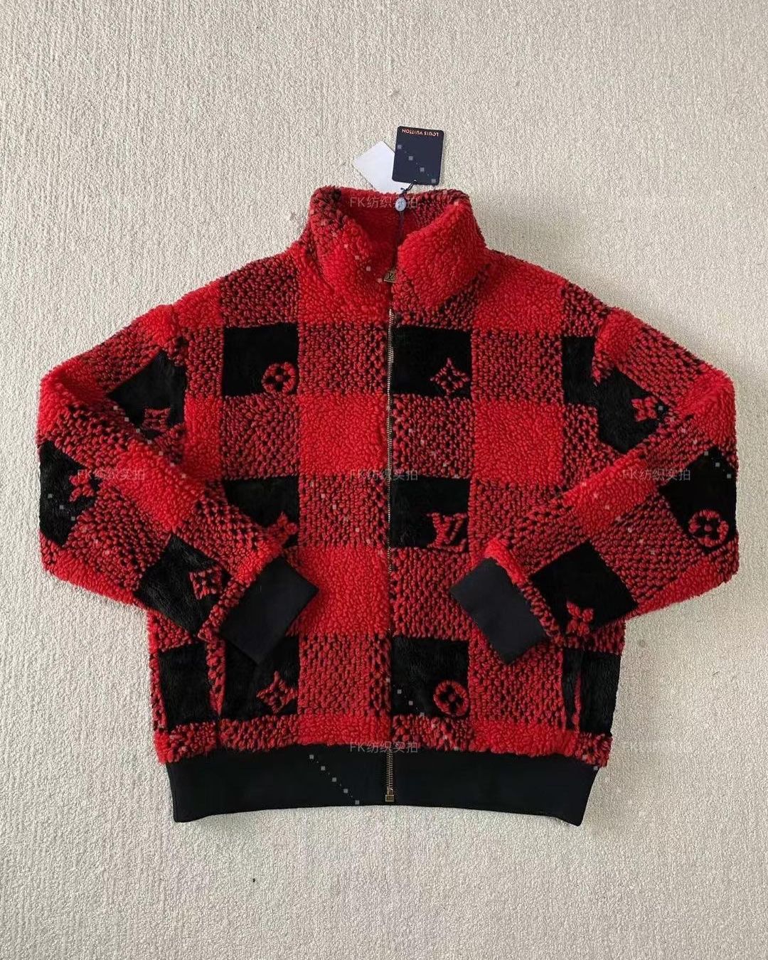 Lv Damier Fleece Blouson